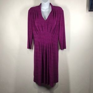 Tahari purple dress size 6